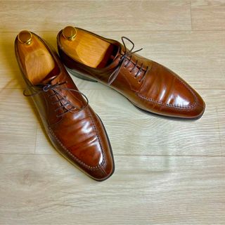 サントーニ(Santoni)のサントーニ　ブラウン茶色　25.5 ビジネス靴　ユーチップ(ドレス/ビジネス)