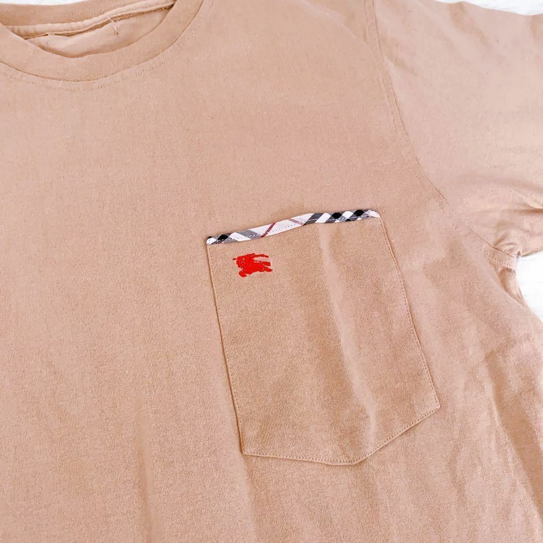 ヴィンテージ Tシャツ トップス メンズ チェック柄 ブラウン メンズのトップス(Tシャツ/カットソー(半袖/袖なし))の商品写真