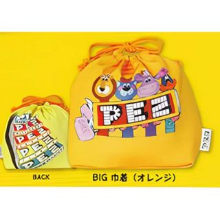 【BIG 巾着（オレンジ）】 PEZ カラフル!アソートコレクション(その他)