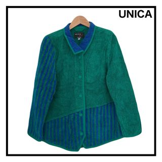 ユニカ(UNICA)のUNICA Fashion　ポッパナ織　コットンジャケット　ユーロ古着　M(その他)