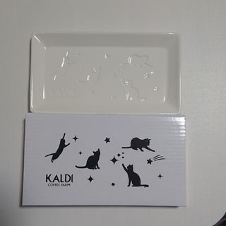 カルディ(KALDI)のカルディ   ネコの日   ネコプレート＆紅茶(茶)