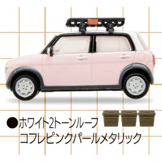 【ホワイト2トーンルーフ コフレピンクパールメタリック】 1/64PLUS プチダムド ラパン(その他)