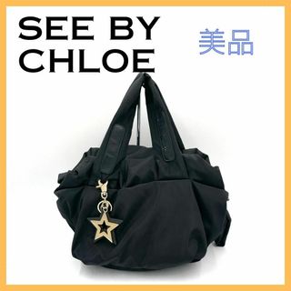 SEE BY CHLOE - シーバイクロエ ナイロン ハンドバッグ ブラック レディース 黒 トートバッグ