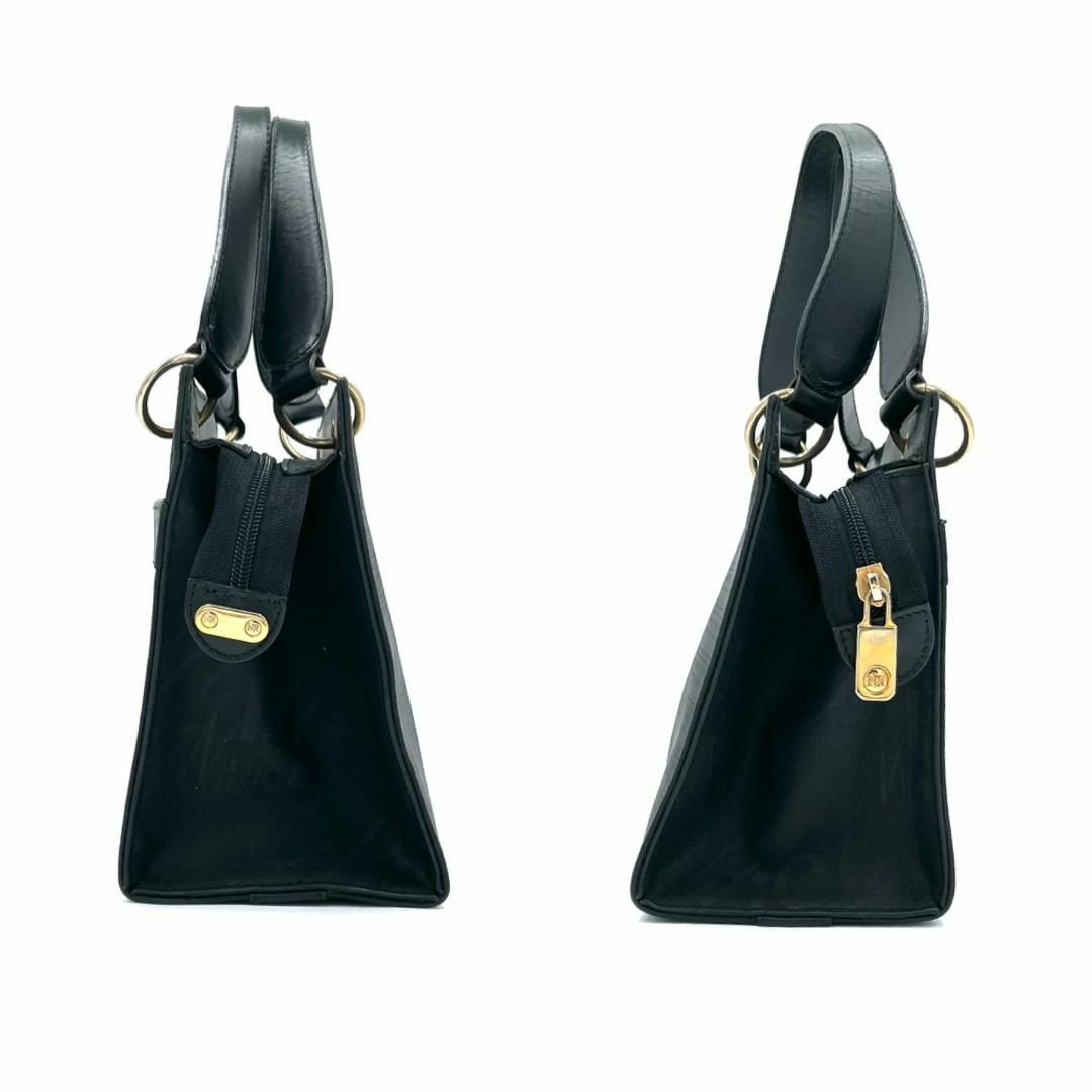 NINA RICCI(ニナリッチ)のニナリッチ レザー ハンドバッグ レディース 黒 ブラック 本革 フォーマル レディースのバッグ(ハンドバッグ)の商品写真