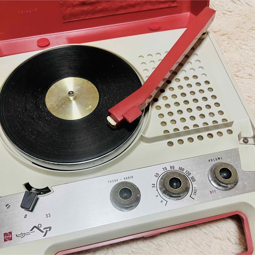 ジャンク品 】 レコードプレーヤー 昭和レトロの通販 by Siki ジャンク品 】 レコードプレーヤー 昭和レトロの通販 by Siki