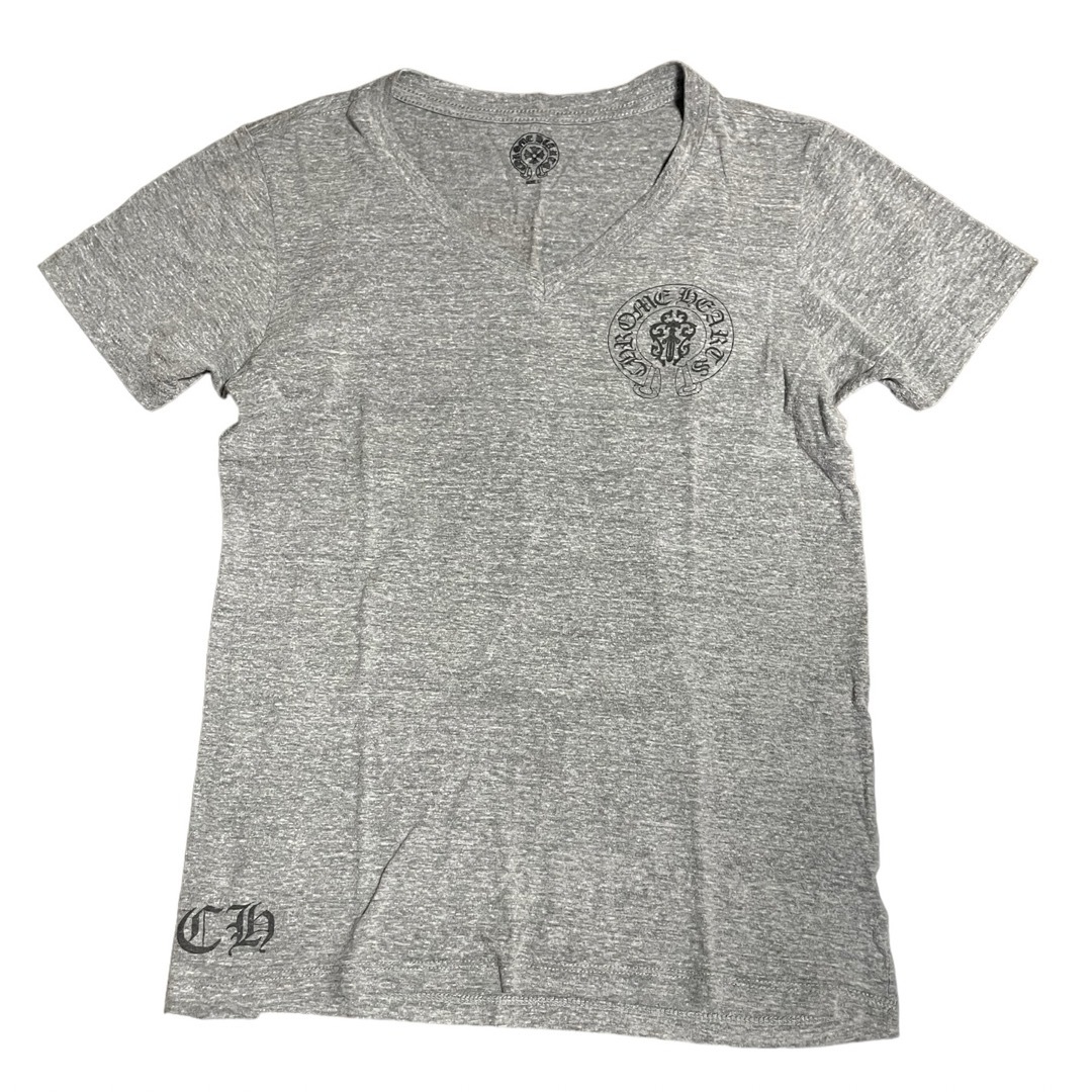 Chrome Hearts(クロムハーツ)のクロムハーツ Tシャツ カットソー 半袖 星条旗 USA製 グレー L メンズ メンズのトップス(Tシャツ/カットソー(半袖/袖なし))の商品写真