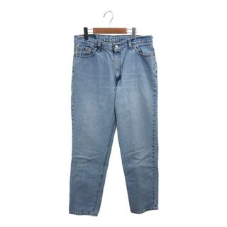 リーバイス(Levi's)の90年代 USA製 Levi's リーバイス 512 スリムシルエット デニムパンツ ボトムス アメカジ ブルー (レディース 16) 中古 古着 P9617(デニム/ジーンズ)