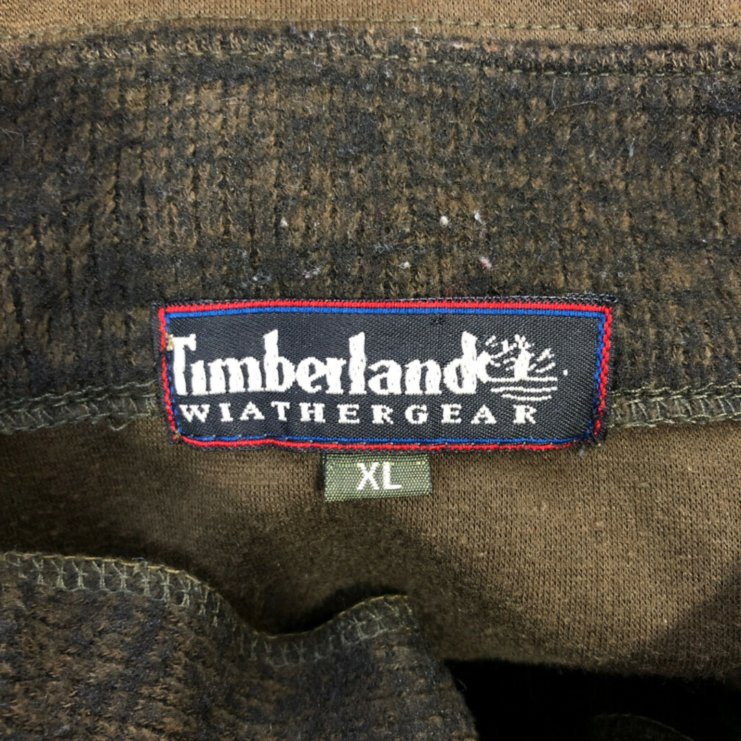 Timberland(ティンバーランド)の90年代 USA製 Timberland ティンバーランド ドライバーズニット セーター トップス アウトドア ブラウン (メンズ XL) 中古 古着 P9619 メンズのトップス(ニット/セーター)の商品写真