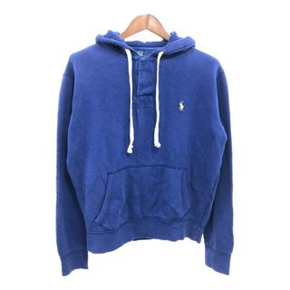 ポロラルフローレン(POLO RALPH LAUREN)のPolo by Ralph Lauren ポロ ラルフローレン スウェット パーカー トップス ワンポイントロゴ ブルー (メンズ M) 中古 古着 P9637(パーカー)