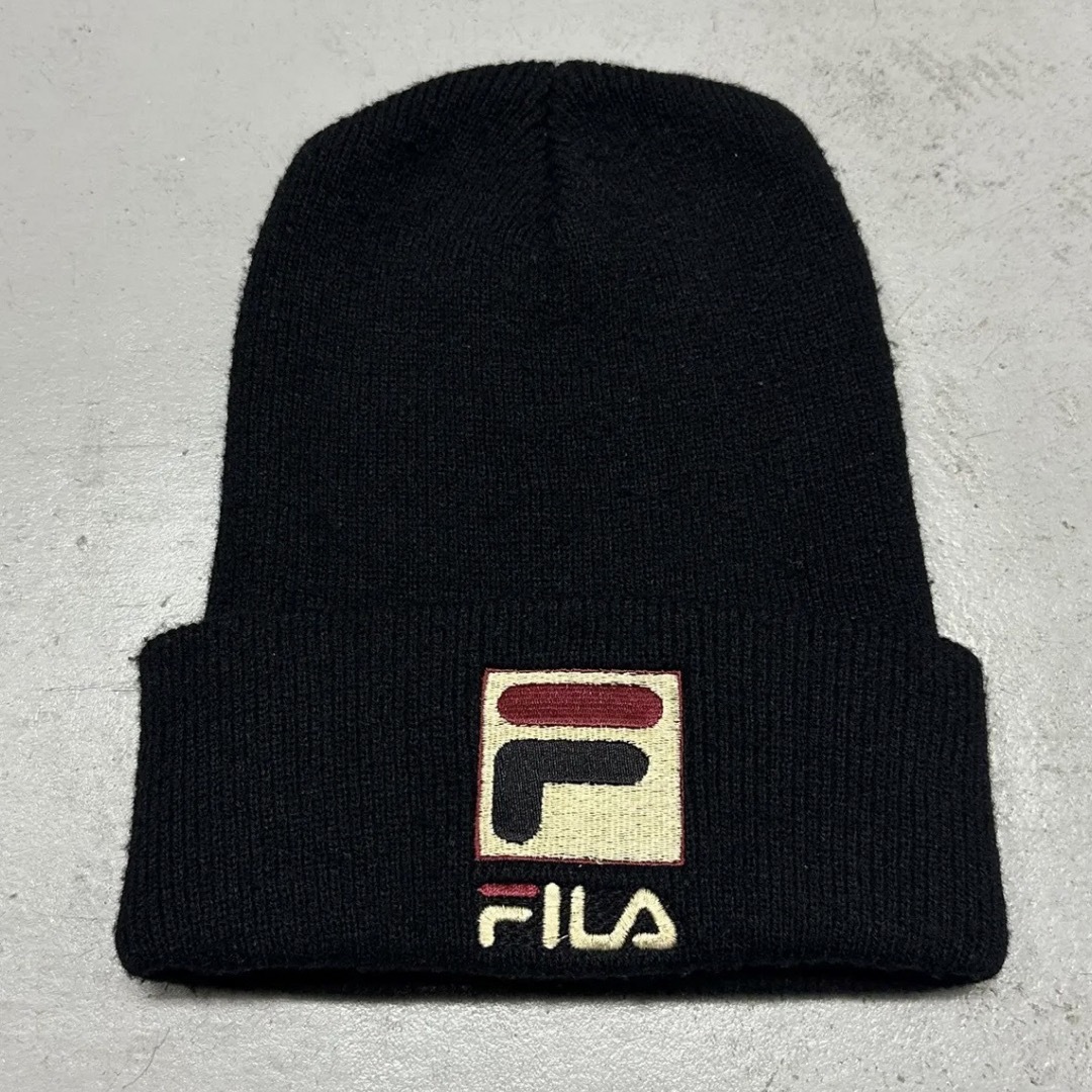 FILA(フィラ)のFILA ビンテージ ニット帽 ニットキャップ ビーニー フィラ メンズの帽子(ニット帽/ビーニー)の商品写真