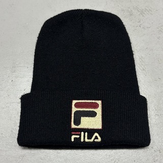 フィラ(FILA)のFILA ビンテージ ニット帽 ニットキャップ ビーニー フィラ(ニット帽/ビーニー)