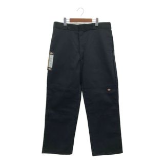 ディッキーズ(Dickies)の新品タグ付き Dickies ディッキーズ ルーズフィット ワークパンツ ボトムス ブラック (メンズ 36×32) 中古 古着 P9723(その他)