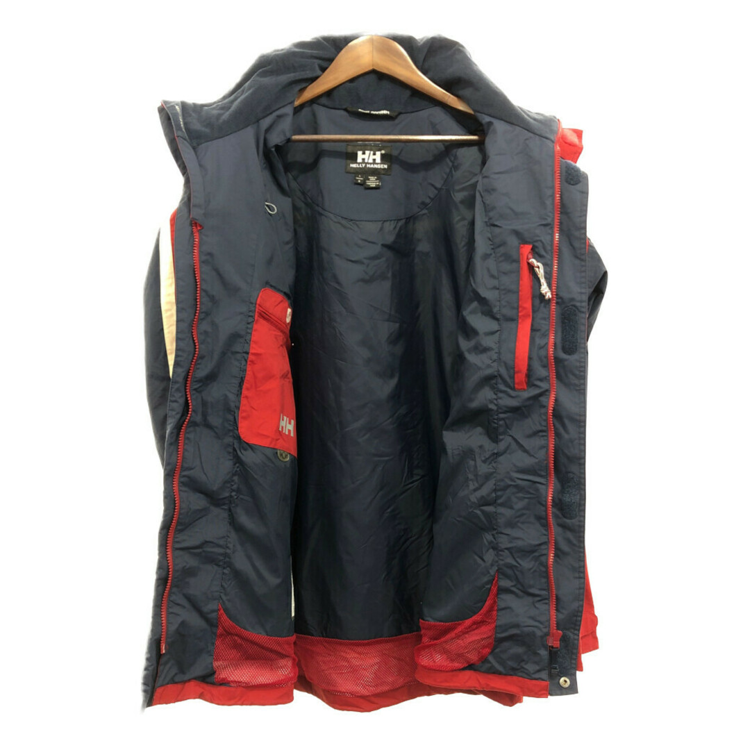 HELLY HANSEN(ヘリーハンセン)のHELLY HANSEN ヘリーハンセン HELLY TECH ナイロン セーリング ジャケット アウター アウトドア レッド (メンズ L) 中古 古着 P9728 メンズのジャケット/アウター(その他)の商品写真