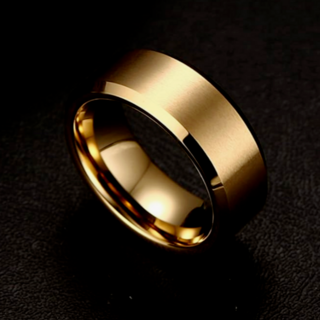【RN131】リング　アクセサリー 　メンズ 　ゴールド　タングステン 　指輪(リング(指輪))