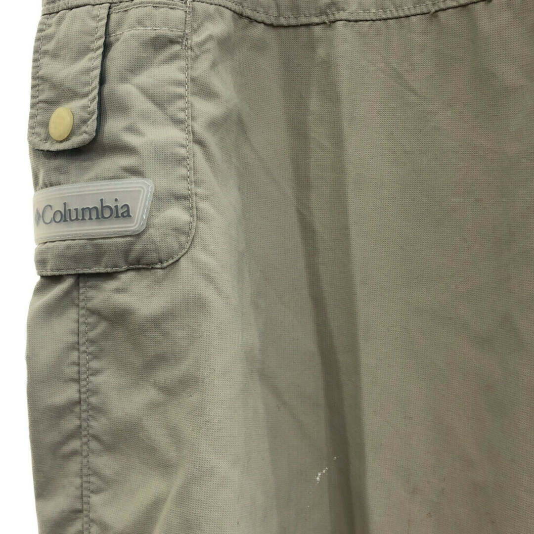 Columbia(コロンビア)のColumbia コロンビア ナイロン パンツ ボトムス アウトドア キャンプ ベージュ (メンズ L) 中古 古着 P9749 メンズのパンツ(その他)の商品写真