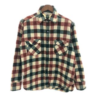 ウールリッチ(WOOLRICH)の70年代 WOOLRICH ウールリッチ ウールシャツ トップス アメカジ ヴィンテージ チェック (メンズ XL) 中古 古着 P9755(シャツ)