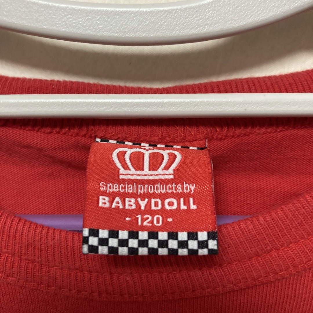 BABYDOLL(ベビードール)のベビードール　カーズ　半袖Tシャツ ロンT  120  トップス２点セット キッズ/ベビー/マタニティのキッズ服男の子用(90cm~)(Tシャツ/カットソー)の商品写真