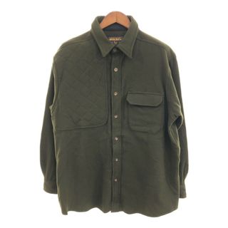 ウールリッチ(WOOLRICH)のWOOLRICH ウールリッチ ハンティングシャツ トップス アウトドア オリーブ (メンズ XL) 中古 古着 P9777(シャツ)