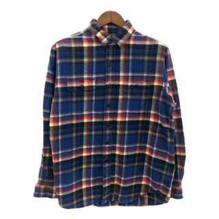 ポロラルフローレン(POLO RALPH LAUREN)のPolo by Ralph Lauren ポロ ラルフローレン フランネルシャツ トップス アメカジ チェック マルチカラー (メンズ L) 中古 古着 P9779(シャツ)