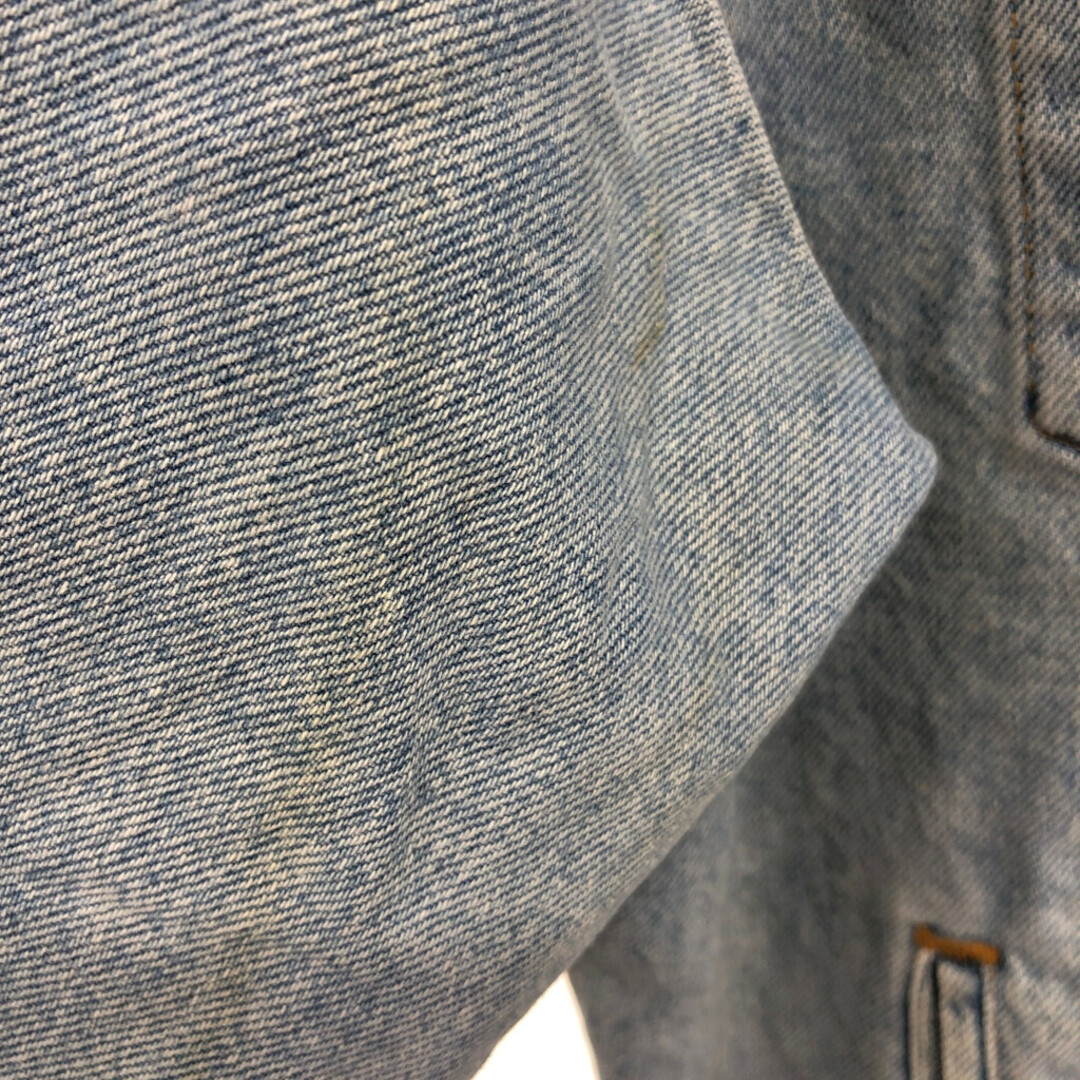 Levi's(リーバイス)の90年代 USA製 Levi's リーバイス 70507-0313 デニム トラッカージャケット アウター アメカジ ブルー (メンズ XLARGE) 中古 古着 P9847 メンズのジャケット/アウター(Gジャン/デニムジャケット)の商品写真