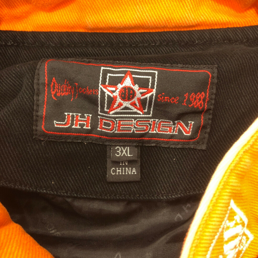 JH DESIGN NASCAR ナスカー コットン レーシングジャケット ホームデポ 大きいサイズ モーターサイクル  (メンズ 3XL) 中古 古着 P9860 メンズのジャケット/アウター(その他)の商品写真