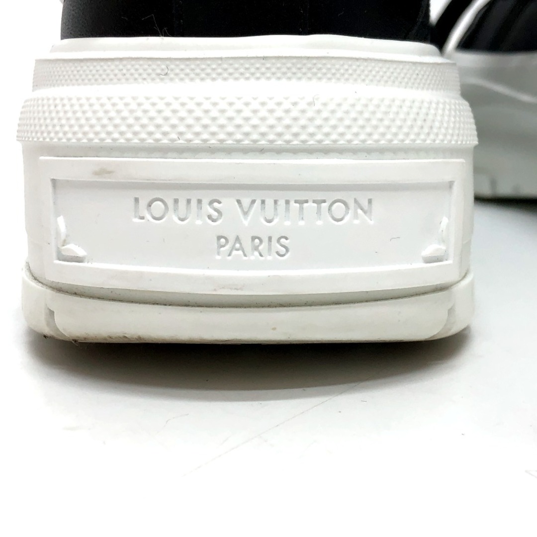 LOUIS VUITTON(ルイヴィトン)のルイヴィトン LOUIS VUITTON スタッズ付き スクアッド・ライン  LV×YK  草間彌生 スニーカー レザー ブラック レディースの靴/シューズ(スニーカー)の商品写真