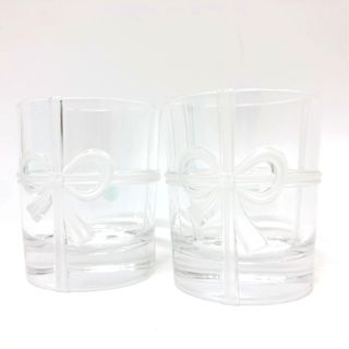 ティファニー(Tiffany & Co.)のティファニー TIFFANY&Co. グラス ペア セット  ロックグラス グラス ガラス クリア 未使用(グラス/カップ)
