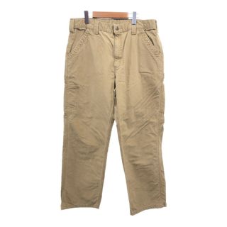 カーハート(carhartt)のCarhartt カーハート ペインター パンツ ボトムス アメカジ カジュアル ワーク ベージュ (メンズ W35相当) 中古 古着 P9889(その他)