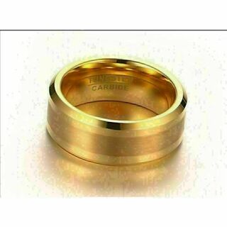 【A023】リング　メンズ　指輪　ゴールド　ステンレス　アクセサリー　20号(リング(指輪))