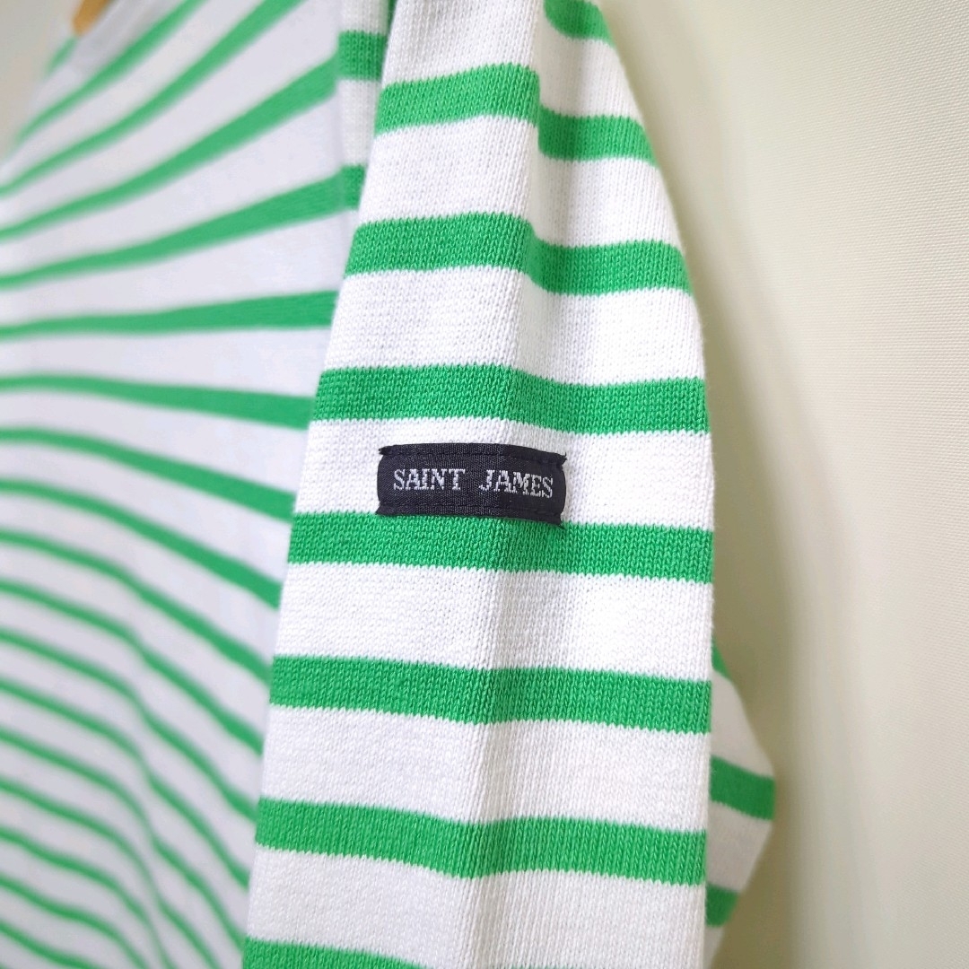 SAINT JAMES(セントジェームス)の★フランス製 SAINT JAMES ボーダー ボートネック バスクシャツ レディースのトップス(カットソー(長袖/七分))の商品写真