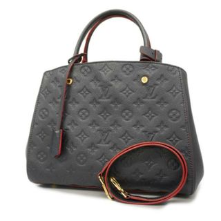 LOUIS VUITTON - 【4gc1908】ルイヴィトン ツーウェイバッグ/モノグラム・アンプラント/モンテーニュMM/M42746/マリーヌルージュ【中古】レディース