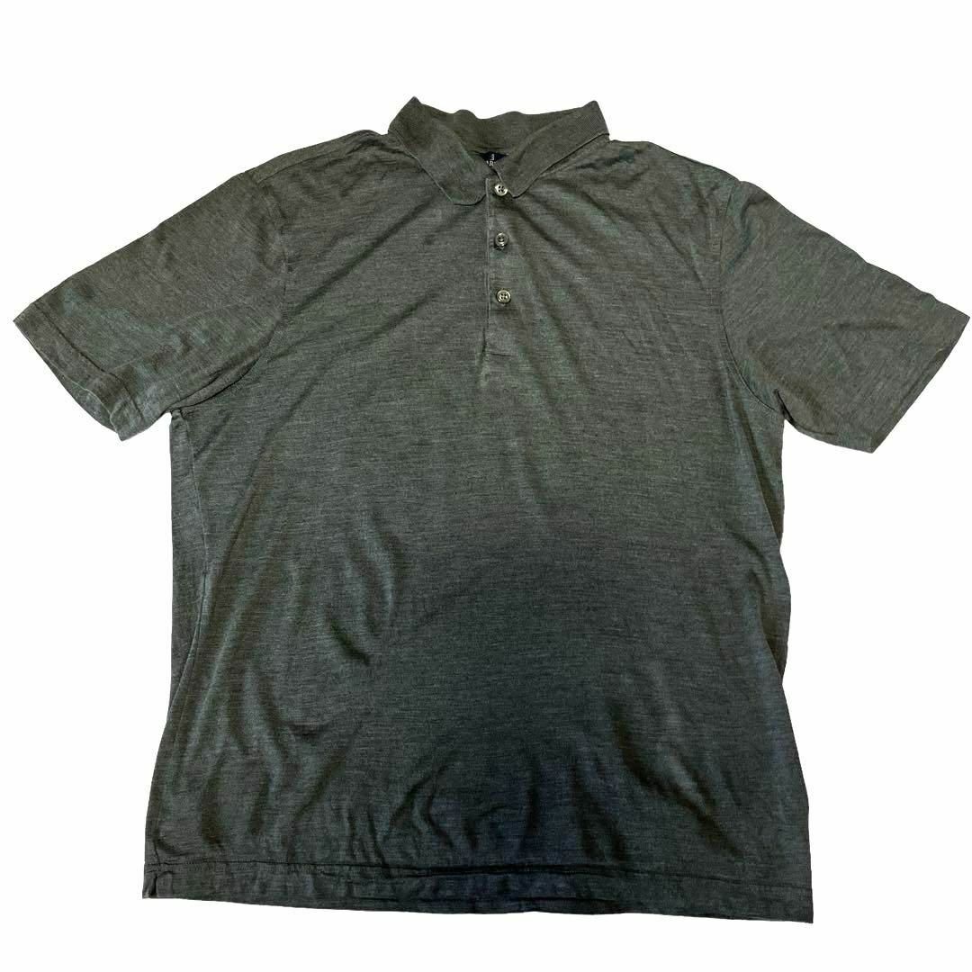 BARBA(バルバ)のBARBA ポロシャツ　シルク　グレー　イタリア製 メンズのトップス(シャツ)の商品写真