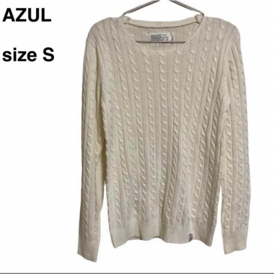 AZUL by moussy(アズールバイマウジー)の【古着】メンズ アズール 長袖ニット 長袖セーター メンズのトップス(ニット/セーター)の商品写真