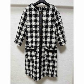 ザラ(ZARA)のZARA ツイード ギンガムチェック ワンピース(ひざ丈ワンピース)