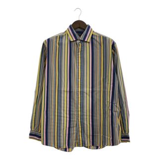 ポロラルフローレン(POLO RALPH LAUREN)の90年代 Polo by Ralph Lauren ポロ ラルフローレン WESTERTON 長袖シャツ カジュアル ストライプ マルチカラー (メンズ L) P9995(シャツ)