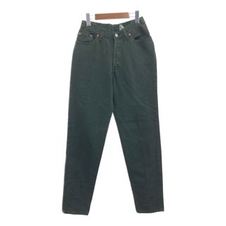 リーバイス(Levi's)の90年代 USA製 Levi's リーバイス デニムパンツ ボトムス アメカジ グリーン (メンズ M) 中古 古着 Q0012(デニム/ジーンズ)