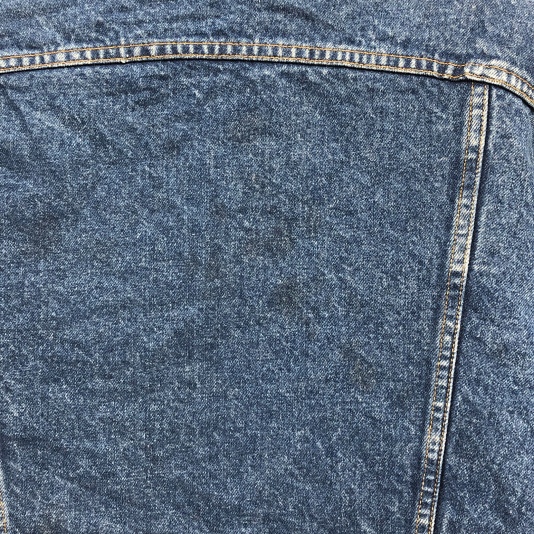 Levi's(リーバイス)の80年代 USA製 Levi's リーバイス 70609 裏地ボア デニム トラッカー ジャケット アウター アメカジ ブルー (メンズ M) 中古 古着 Q0029 メンズのジャケット/アウター(その他)の商品写真