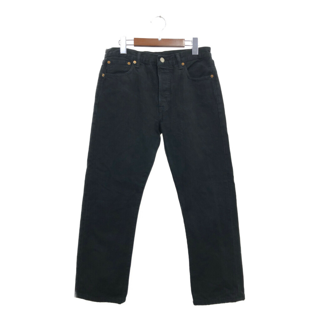 Levi's リーバイス 501 ストレート デニムパンツ ボトムス カジュアル ブラック (メンズ 30/30) 中古 古着 Q0034 |  フリマアプリ ラクマ