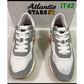 アトランティックスターズ(Atlantic STARS)のSALE‼️【新品】ATLANTICSTARS グレー/グリーン  42(スニーカー)