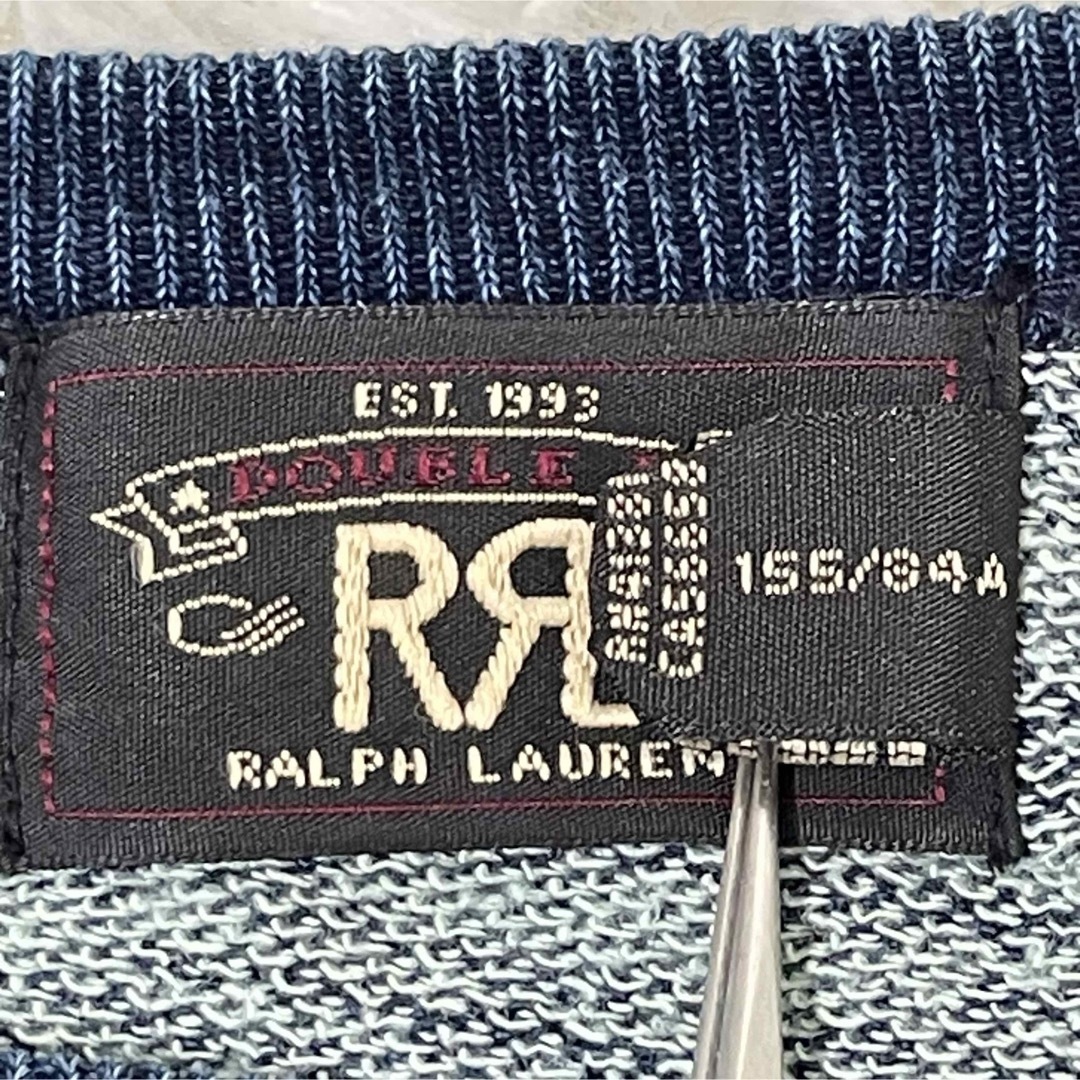 RRL(ダブルアールエル)のRRL   ダブルアールエル　インディゴ染め　トレーナー　廃盤　スウェット メンズのトップス(スウェット)の商品写真