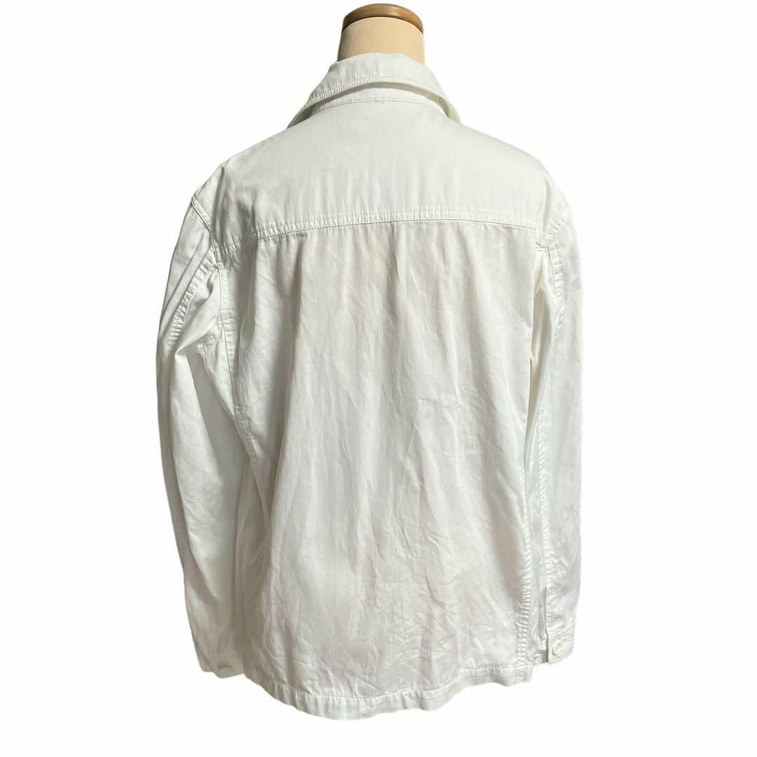 Calvin Klein(カルバンクライン)のCalvin Klein Jeans ジャケット　薄手　白　ホワイト　ロゴ メンズのジャケット/アウター(Gジャン/デニムジャケット)の商品写真