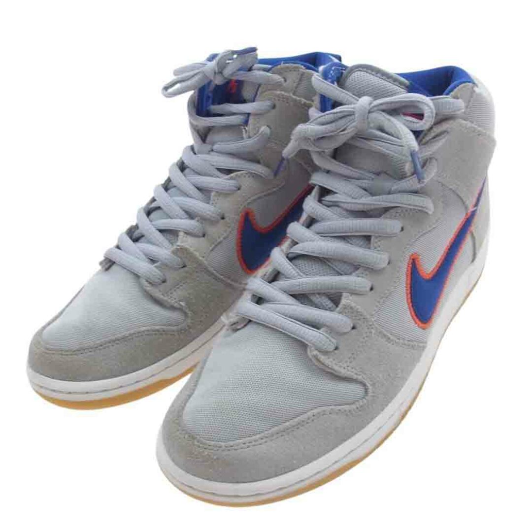 NIKE(ナイキ)のNIKE ナイキ スニーカー DH7155-001 SB Dunk High Rush Blue and Team Orange/New York Mets ダンク ハイ スニーカー グレー系 ブルー系 28cm【中古】 メンズの靴/シューズ(スニーカー)の商品写真