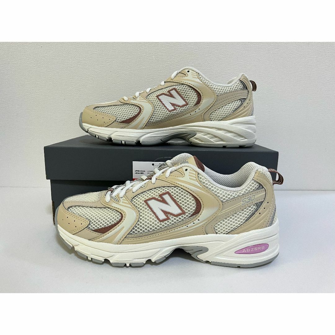 New Balance(ニューバランス)の【新品】24cm emmi別注　ニューバランス　MR530EMS ベージュ レディースの靴/シューズ(スニーカー)の商品写真