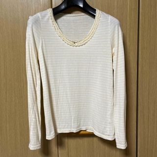 フランシュリッペ(franche lippee)の✨値下げ✨【franche lippee】長袖Tシャツ　ボーダー　M(カットソー(長袖/七分))