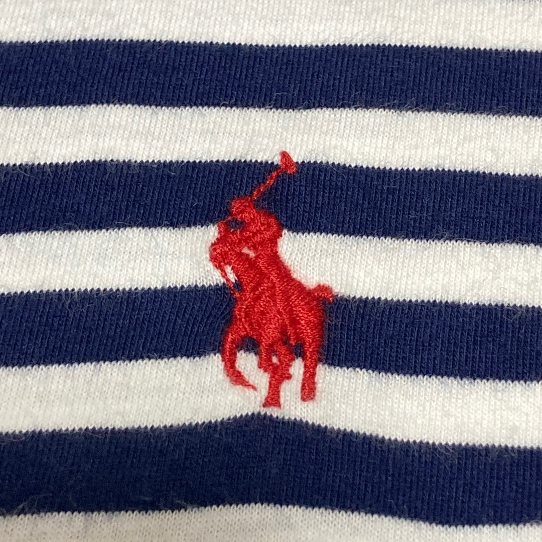 POLO RALPH LAUREN(ポロラルフローレン)のPolo Ralph Lauren ボーダーTシャツ カットソー 半袖 ネイビー レディースのトップス(Tシャツ(半袖/袖なし))の商品写真