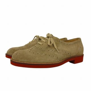 ハッシュパピー(Hush Puppies)のハッシュパピー ウイングチップ レザーシューズ 革靴 豚革 ピッグスエード 茶(その他)