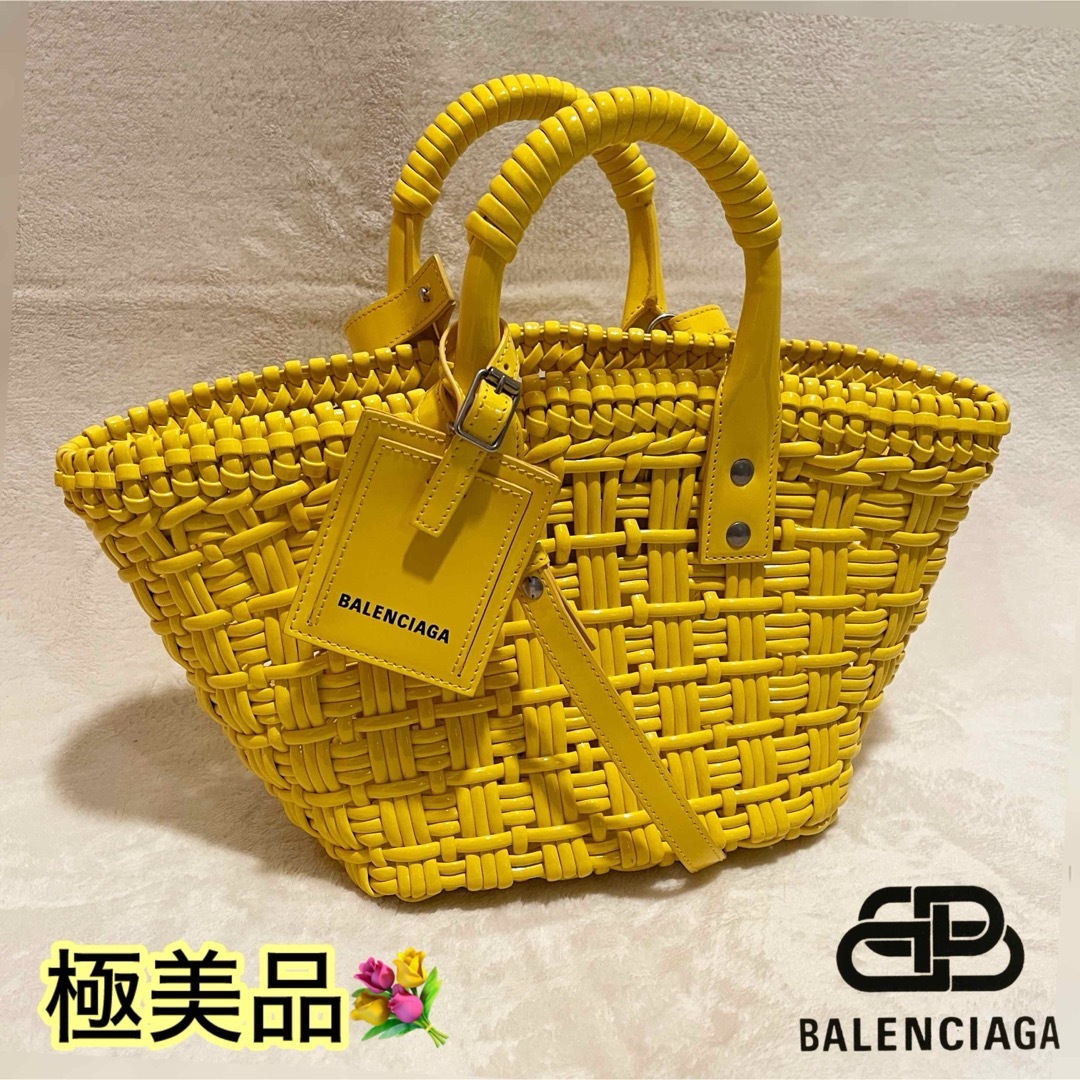 Balenciaga - 極美品 BALENCIAGA バレンシアガ ビストロxs かごバッグ ...