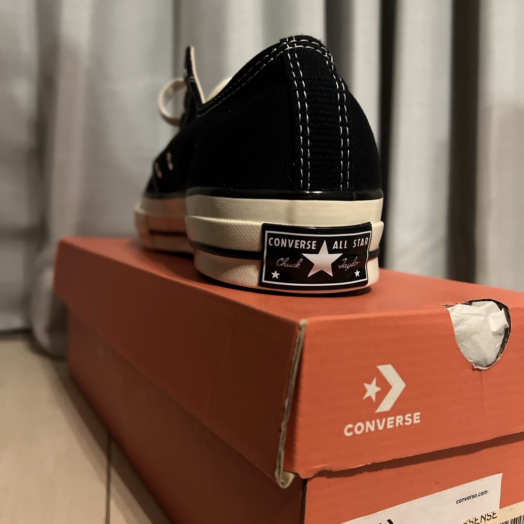CONVERSE(コンバース)の未使用 CONVERSE コンバース CHUCK 70 OX 黒 UK10 メンズの靴/シューズ(スニーカー)の商品写真
