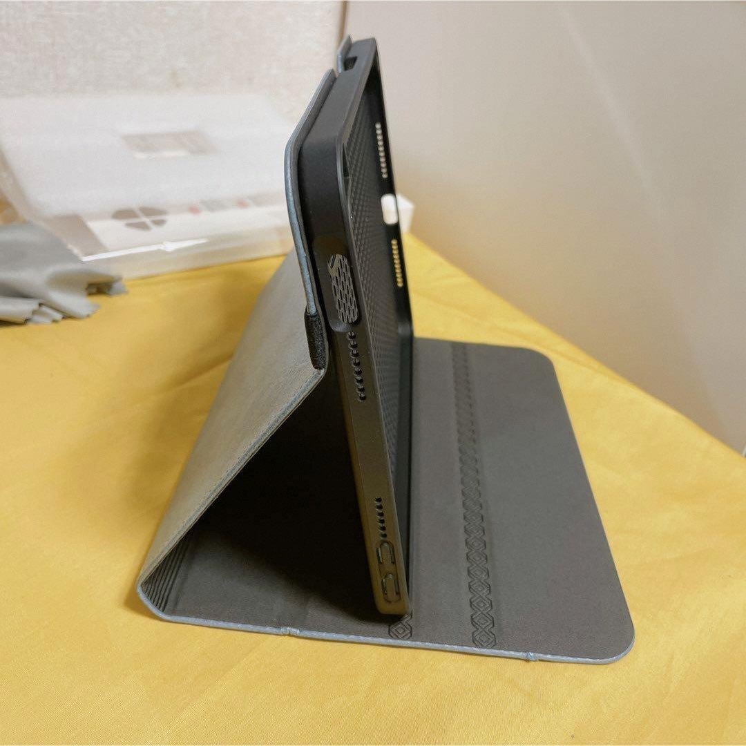 iPad mini6 ケース 2021 PUレザー製 ペンホルダ オートスリープ スマホ/家電/カメラのスマホアクセサリー(iPadケース)の商品写真