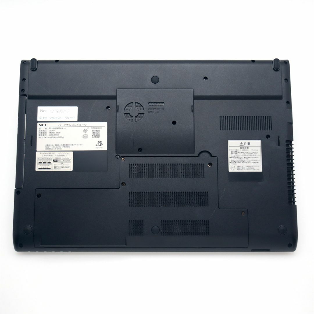 NEC(エヌイーシー)のオフィス付き ノートパソコン Corei7 Windows11 タッチパネル スマホ/家電/カメラのPC/タブレット(ノートPC)の商品写真